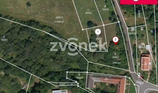 Prodej stavebního pozemku 1 479 m², Ludkovice, okres Zlín
