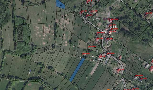 Prodej pole 1 408 m², Milíkov, okres Frýdek-Místek