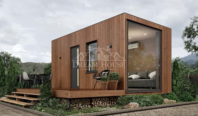 Prodej modulového domu / tiny house 6,02 x 3,44 m, 21 m2, Karlovy Vary, obec Hájek, bez pozemku, Ostrov – Dolní Žďár, okres Karlovy Vary