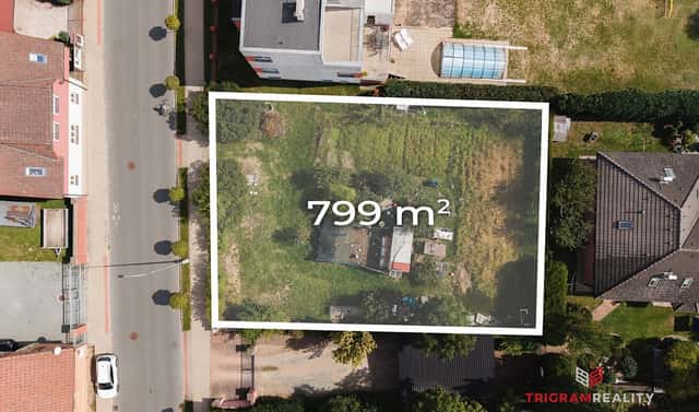 Prodej stavebního pozemku 799 m², Trčkova, Třebechovice pod Orebem, okres Hradec Králové
