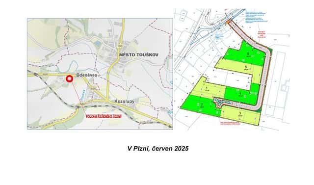 Prodej stavebního pozemku 6 557 m², Bdeněves, okres Plzeň-sever