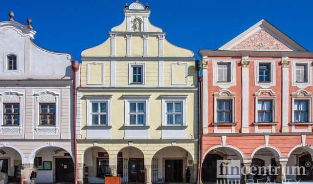 Prodej památky 800 m2 náměstí Zachariáše z Hradce, Telč, náměstí Zachariáše z Hradce, Telč – Telč-Vnitřní Město, okres Jihlava