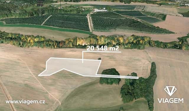Prodej pole 6 849 m², Dolní Bousov, okres Mladá Boleslav