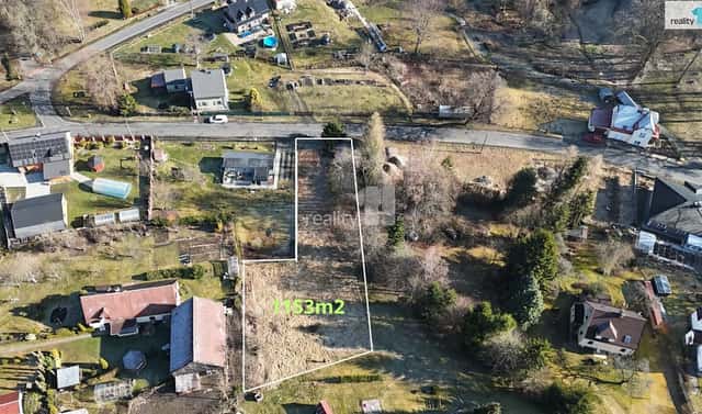 Prodej stavebního pozemku 1 153 m², Krásná, okres Cheb