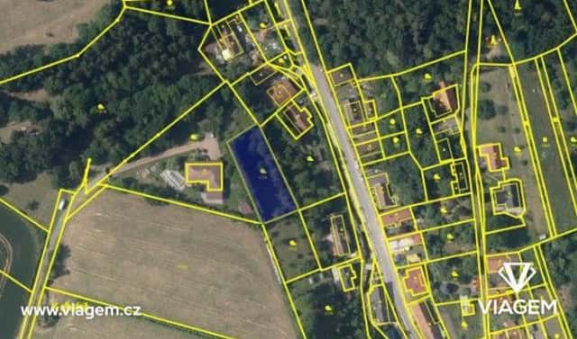 Prodej zahrady 970 m², Církvice, okres Kolín