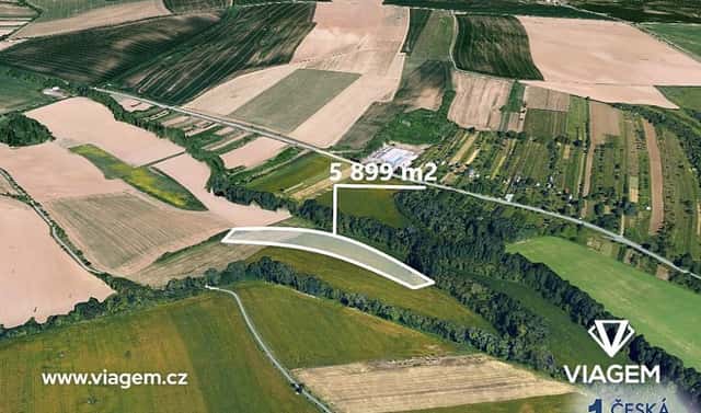 Prodej pole 5 899 m², Jalubí, okres Uherské Hradiště