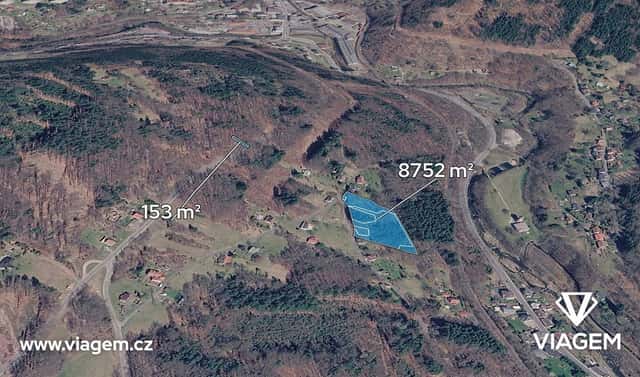 Prodej zahrady 1 477 m², Velké Hamry, okres Jablonec nad Nisou