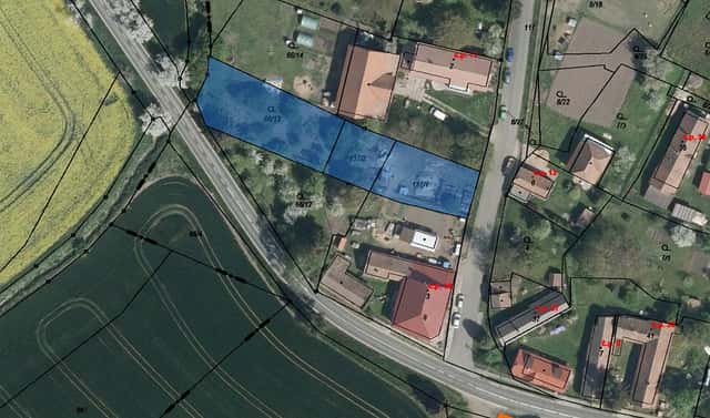 Prodej stavebního pozemku 196 m², Vinary, okres Hradec Králové