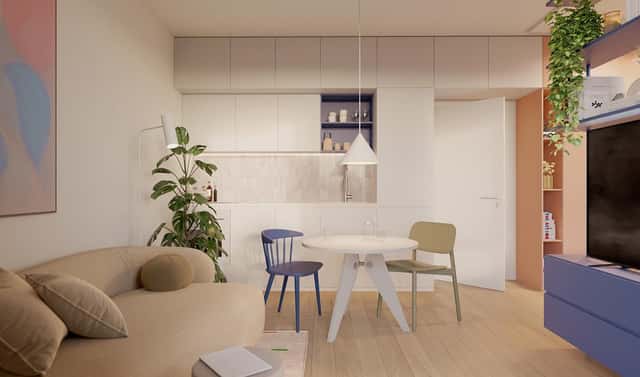 Prodej bytu 1+kk 26 m², K Žižkovu, Praha 9 – Vysočany