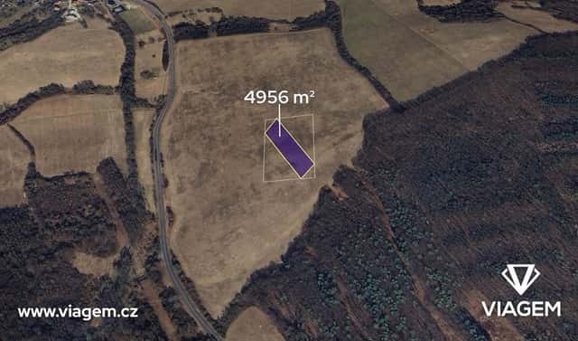 Prodej pole 5 367 m², Doubravy, okres Zlín