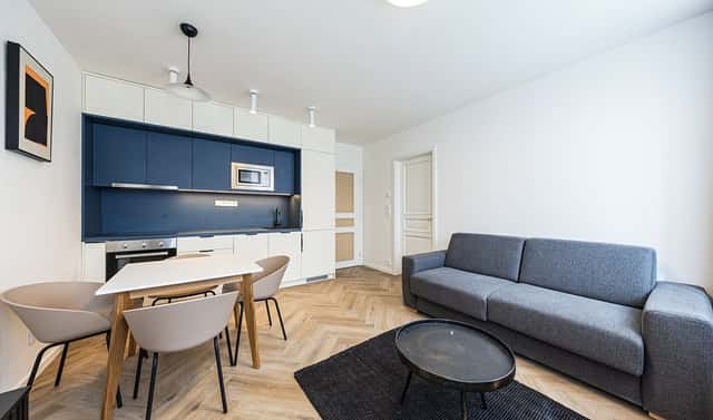 Pronájem bytu 2+kk 43 m², Sázavská, Praha 2 – Vinohrady