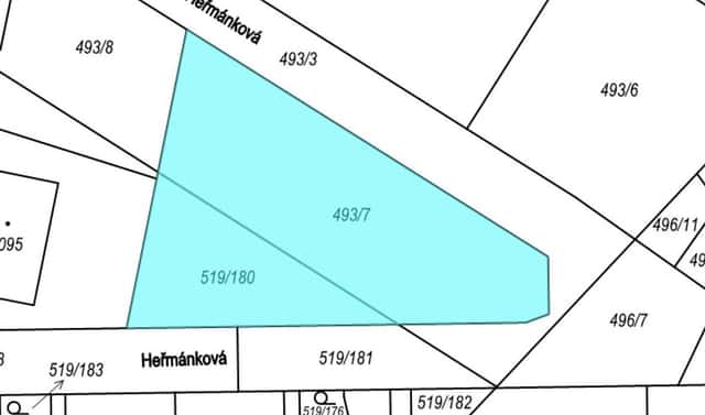 Pronájem stavebního pozemku 1 125 m², Mukařov, okres Praha-východ