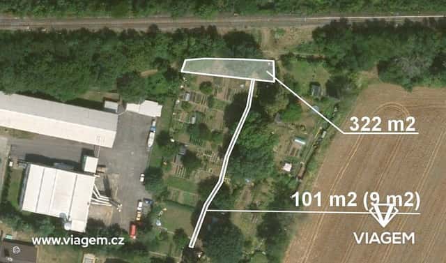Prodej zahrady 331 m², Postoloprty, okres Louny