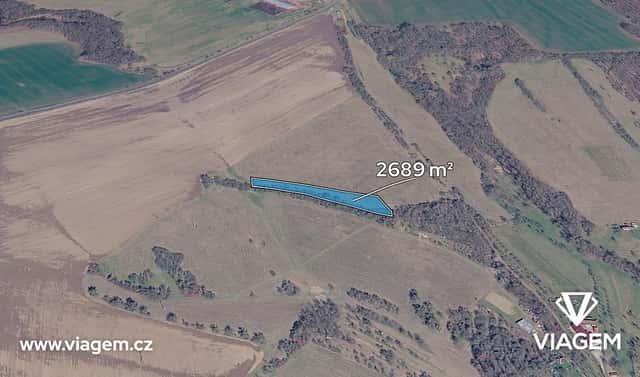 Prodej pole 1 680 m², Dobrkovice, okres Zlín