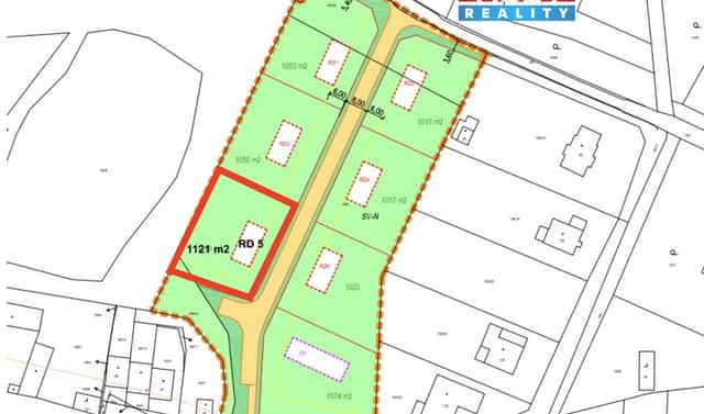 Prodej stavebního pozemku 1 121 m², Vesce, okres Tábor
