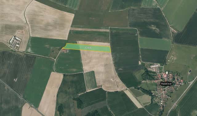 Prodej pole 29 266 m², Vodňany – Radčice, okres Strakonice