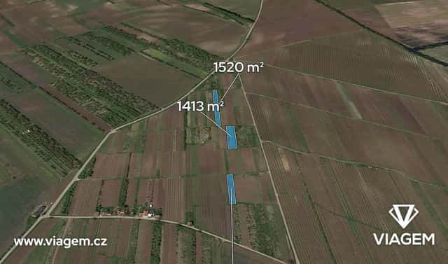 Prodej pole 1 427 m², Moravský Žižkov, okres Břeclav