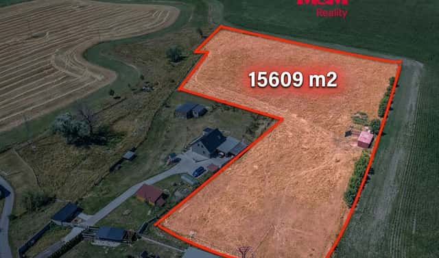 Prodej stavebního pozemku 15 609 m², Horní Životice, okres Bruntál