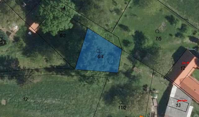 Prodej stavebního pozemku 9 m², Zadní Střítež, okres Tábor