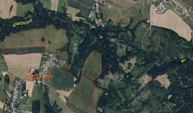 Prodej pozemku 9 673 m², Lipová – Hrochov, okres Prostějov