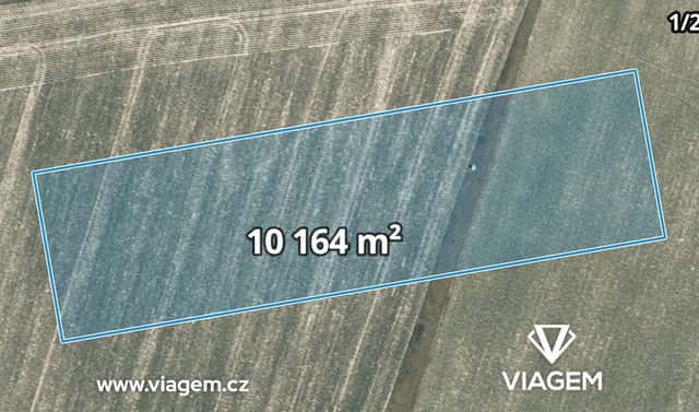 Prodej pole 1 352 m², Kamenné Zboží, okres Nymburk