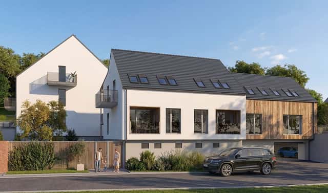 Prodej bytu 1+kk 49 m², Rovná, Tuchoměřice, okres Praha-západ