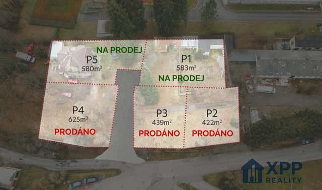 Prodej stavebního pozemku 598 m², Tábor