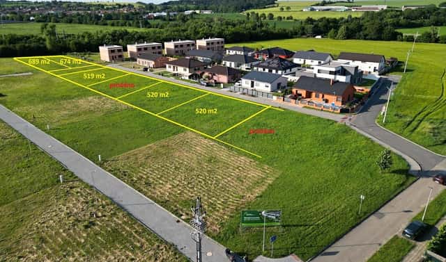 Prodej stavebního pozemku 520 m², Jiřího Štaidla, Prostějov – Vrahovice