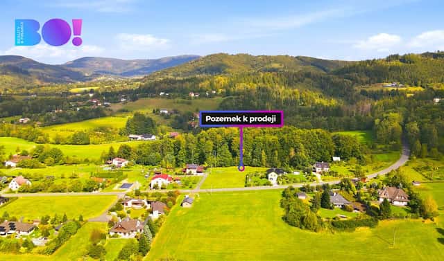 Prodej stavebního pozemku 2 425 m², Bystřice, okres Frýdek-Místek