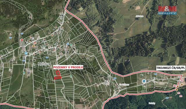 Prodej louky 1 463 m², Hrčava, okres Frýdek-Místek