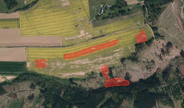 Prodej pole 34 400 m², Křešín – Kramolín, okres Pelhřimov