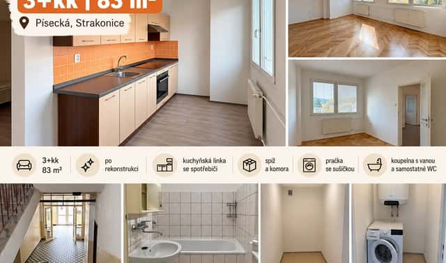 Pronájem bytu 3+kk 83 m², Písecká, Strakonice – Strakonice I