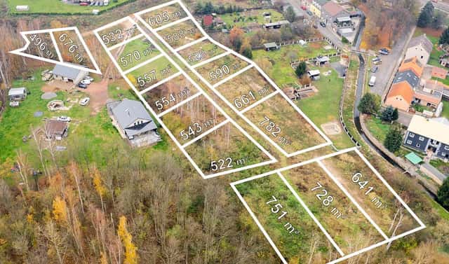 Prodej stavebního pozemku 532 m², Zabrušany – Želénky, okres Teplice