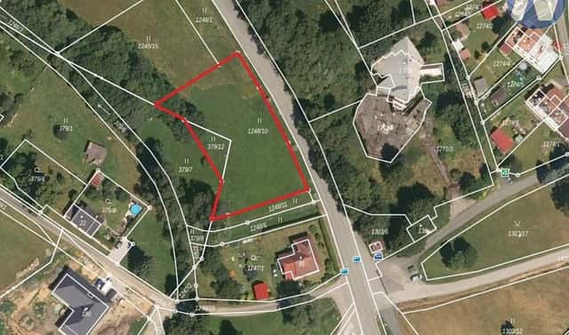 Prodej stavebního pozemku 1 704 m², Chroboly, okres Prachatice