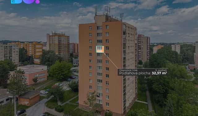 Prodej bytu 1+kk 32 m², Čáslavská, Český Těšín, okres Karviná