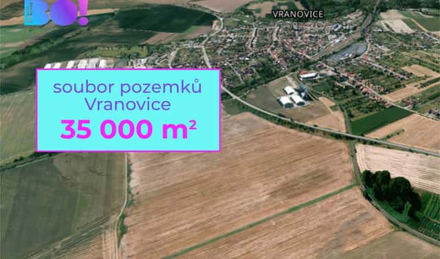 Prodej pole 35 000 m², Vranovice, okres Brno-venkov