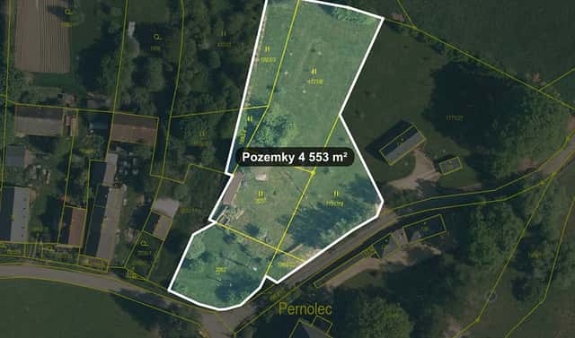 Prodej stavebního pozemku 4 553 m², Částkov – Pernolec, okres Tachov