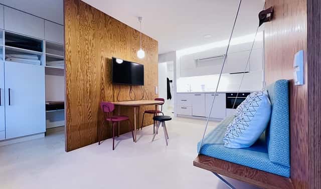 Pronájem bytu 1+kk 38 m², Na dlážděnce, Praha 8 – Libeň