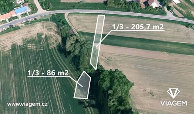 Prodej pole 291 m², Vřesovice, okres Hodonín