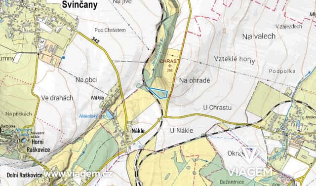 Prodej pole 1 350 m², Jeníkovice, okres Pardubice