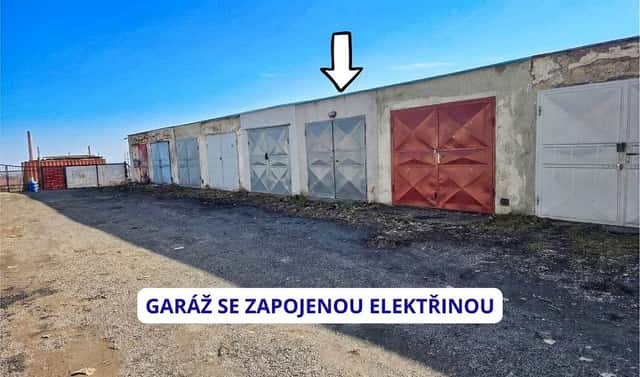 Prodej garáže s elektřinou na Zadních Vinohradech, Chomutov