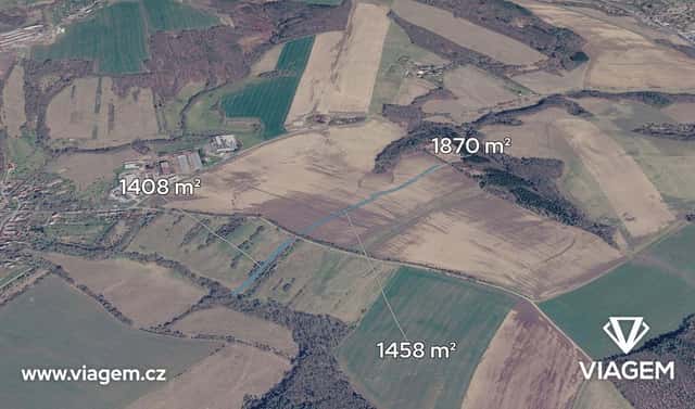 Prodej pole 2 960 m², Dobrkovice, okres Zlín