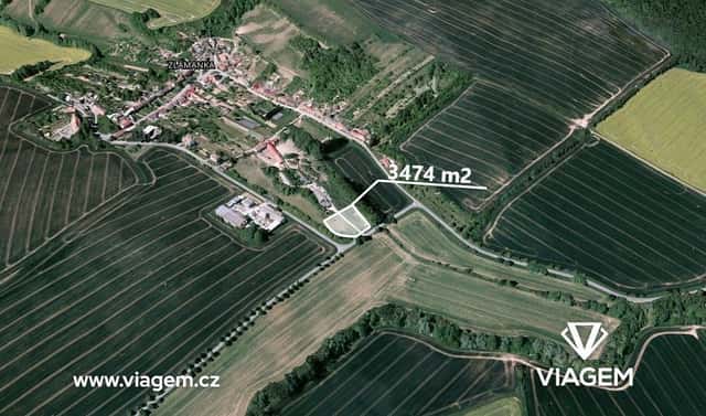 Prodej stavebního pozemku 3 474 m², Kroměříž