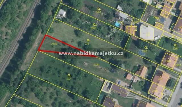 Prodej zahrady 316 m², Křenovice, okres Vyškov