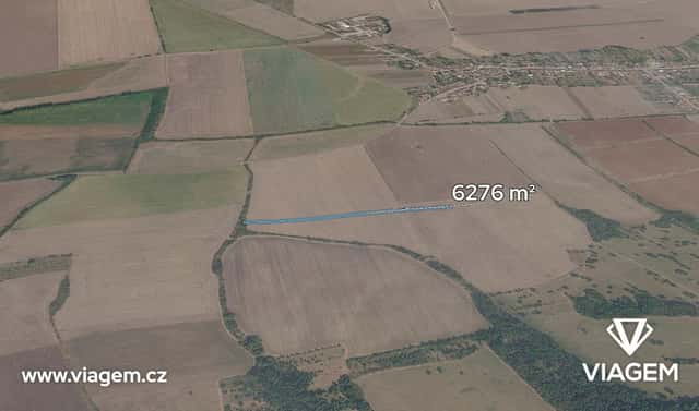 Prodej pole 6 276 m², Kněždub, okres Hodonín