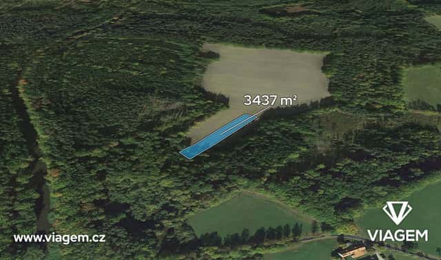 Prodej pole 859 m², Třeboň, okres Jindřichův Hradec