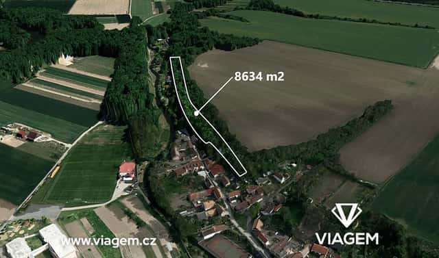 Prodej lesa 8 634 m², Brozany nad Ohří, okres Litoměřice