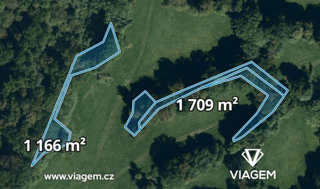 Prodej lesa 2 875 m², Suchdol nad Odrou, okres Nový Jičín