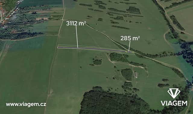 Prodej pole 339 m², Korytná, okres Uherské Hradiště