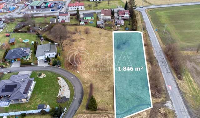 Prodej stavebního pozemku 1 846 m², Luční, Brušperk, okres Frýdek-Místek